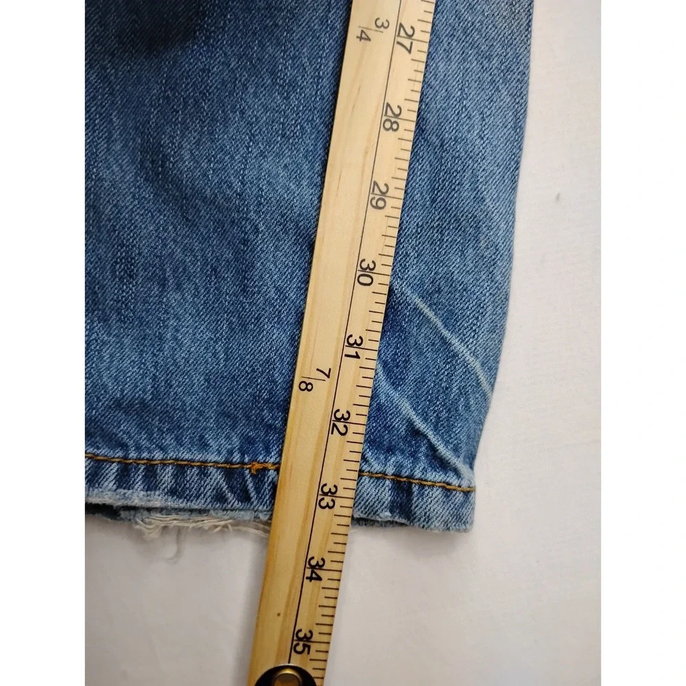Aeropostale Benton Original Bootcut Jeans Mens 34x34 Faded Wash Blue Y2K